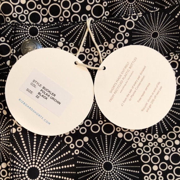 Patterned Swim Trunks - Picture 3 of 3